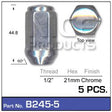 Chrome Nuts pk5 B245-5 - Nice Products | Universal Auto Spares