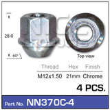 Wheel Nut NN370C-4 - Nice Products | Universal Auto Spares