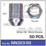 Wheel Nut NN323-50 - Nice Products | Universal Auto Spares