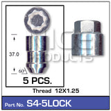 Lock Nuts (set of 5) S4-5LOCK - Nice Products | Universal Auto Spares