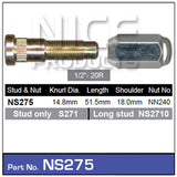 Stud & Nut NS275 - Nice Products | Universal Auto Spares