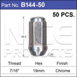Chrome Nuts pk50 B144-50 - Nice Products | Universal Auto Spares