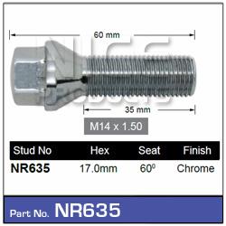 One Piece Bolt NR635 - Nice Products | Universal Auto Spares