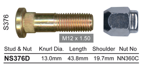 Stud & Nut NS376D - Nice Products | Universal Auto Spares