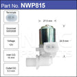 Washer Pump NWP815 - Nice Products | Universal Auto Spares