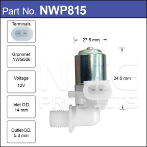 Washer Pump NWP815 - Nice Products | Universal Auto Spares
