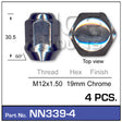 Wheel Nut NN339-4 - Nice Products | Universal Auto Spares