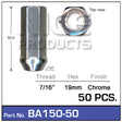 Chrome Nut BA150-50 - Nice Products | Universal Auto Spares