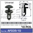 Fasteners Pkt 10 AF035-10 - Nice Products | Universal Auto Spares