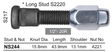 Stud & Nut NS244 - Nice Products | Universal Auto Spares