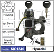 Lock & Switch (NO ETA) SWITCH ONLY NIC1340 - Nice Products | Universal Auto Spares