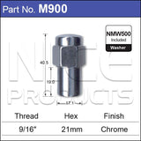 Chrome Nut M900 - Nice Products | Universal Auto Spares