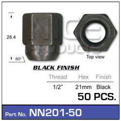 WheeL Nuts pk50 NN201-50 - Nice Products | Universal Auto Spares