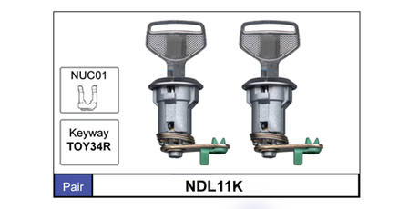 Door Locks pair NDL11K - Nice Products | Universal Auto Spares