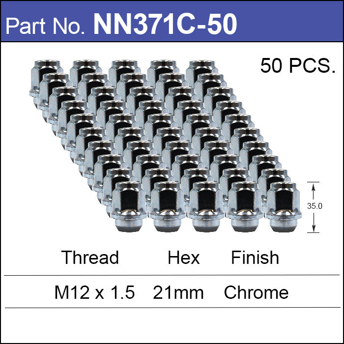 Wheel Nut NN371C-50 - Nice Products | Universal Auto Spares