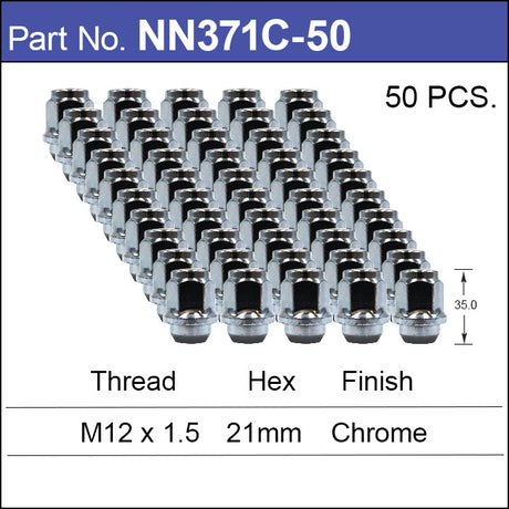 Wheel Nut NN371C-50 - Nice Products | Universal Auto Spares