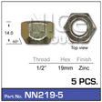 Wheel Nuts pk5 NN219-5 - Nice Products | Universal Auto Spares