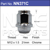 Wheel Nut NN371C - Nice Products | Universal Auto Spares