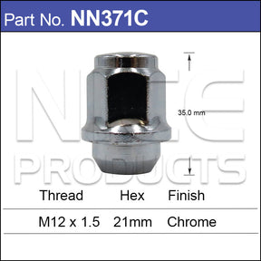 Wheel Nut NN371C - Nice Products | Universal Auto Spares
