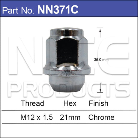 Wheel Nut NN371C - Nice Products | Universal Auto Spares