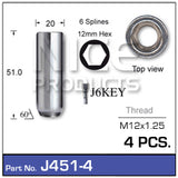 Chrome Nut J451-4 - Nice Products | Universal Auto Spares