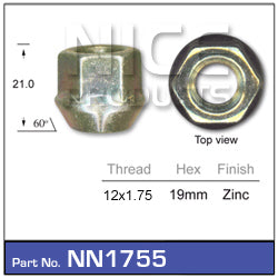 Wheel Nuts NN1755 - Nice Products | Universal Auto Spares