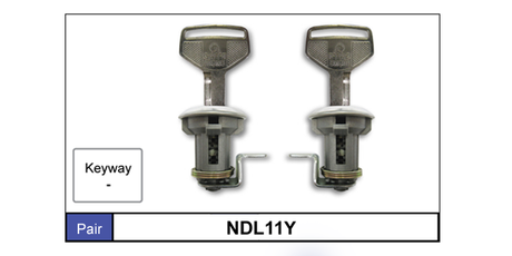 Door Locks pair NDL11Y - Nice Products | Universal Auto Spares