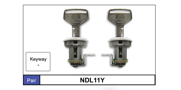 Door Locks pair NDL11Y - Nice Products | Universal Auto Spares