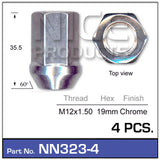 Wheel Nuts pk4 NN323-4 - Nice Products | Universal Auto Spares