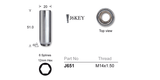 Chrome Nut J651 - Nice Products | Universal Auto Spares