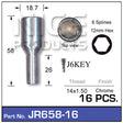 Chrome Nuts (set of 16 + Key) JR658-16 - Nice Products | Universal Auto Spares