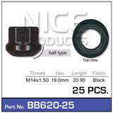 Wheel Nut BB620-25 - Nice Products | Universal Auto Spares