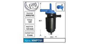 Washer Pump NWP751 - Nice Products | Universal Auto Spares