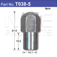 Chrome Nut Pk 5 T038-5 - Nice Products | Universal Auto Spares
