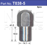 Chrome Nut Pk 5 T038-5 - Nice Products | Universal Auto Spares