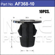 Fasteners Pkt 10 AF368-10 - Nice Products | Universal Auto Spares
