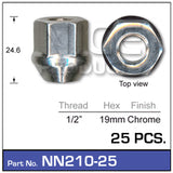Wheel Nut NN210-25 - Nice Products | Universal Auto Spares