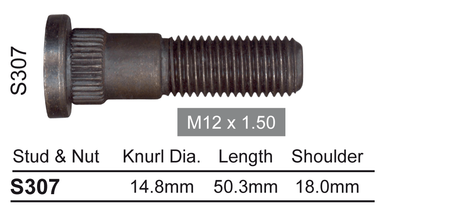 Wheel Stud S307 - Nice Products | Universal Auto Spares