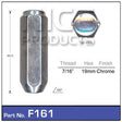 Chrome Nuts pk100 F161-100 - Nice Products | Universal Auto Spares