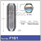 Chrome Nuts pk100 F161-100 - Nice Products | Universal Auto Spares