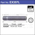 Stud Extension EX357L - Nice Products | Universal Auto Spares