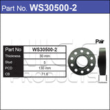 Hub Centric Wheel Spacers WS30500-2 - Nice Products | Universal Auto Spares