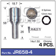 Chrome Nuts (set of 4 + Key) JR658-4 - Nice Products | Universal Auto Spares