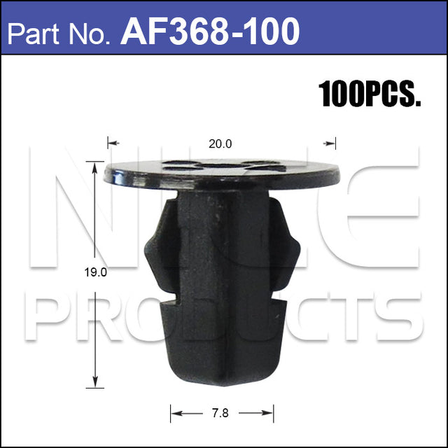Fasteners Bag 100 AF368-100 - Nice Products | Universal Auto Spares