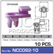 Door Clip Pkt 10 NCC082-10 - Nice Products | Universal Auto Spares