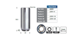 Chrome Nut J2051 - Nice Products | Universal Auto Spares