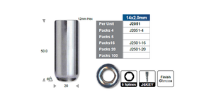 Chrome Nut J2051 - Nice Products | Universal Auto Spares