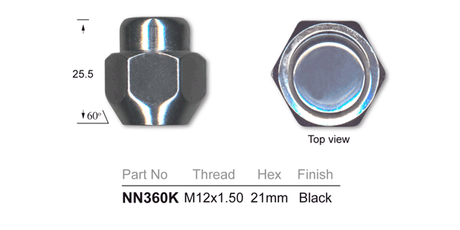 Wheel Nut NN360K - Nice Products | Universal Auto Spares