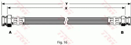 Brake Hose PHA110 - TRW