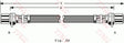 Brake Hose PHA111 - TRW